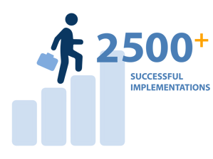 2500+ Successful Implementations